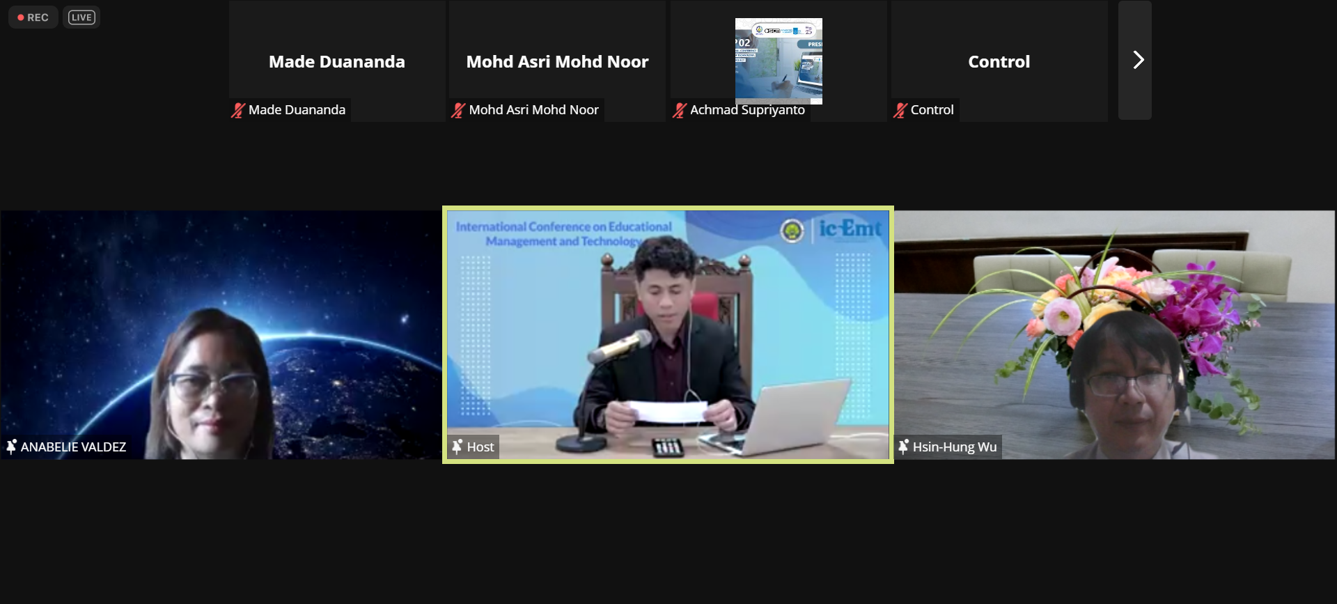 圖檔：a virtual international conference